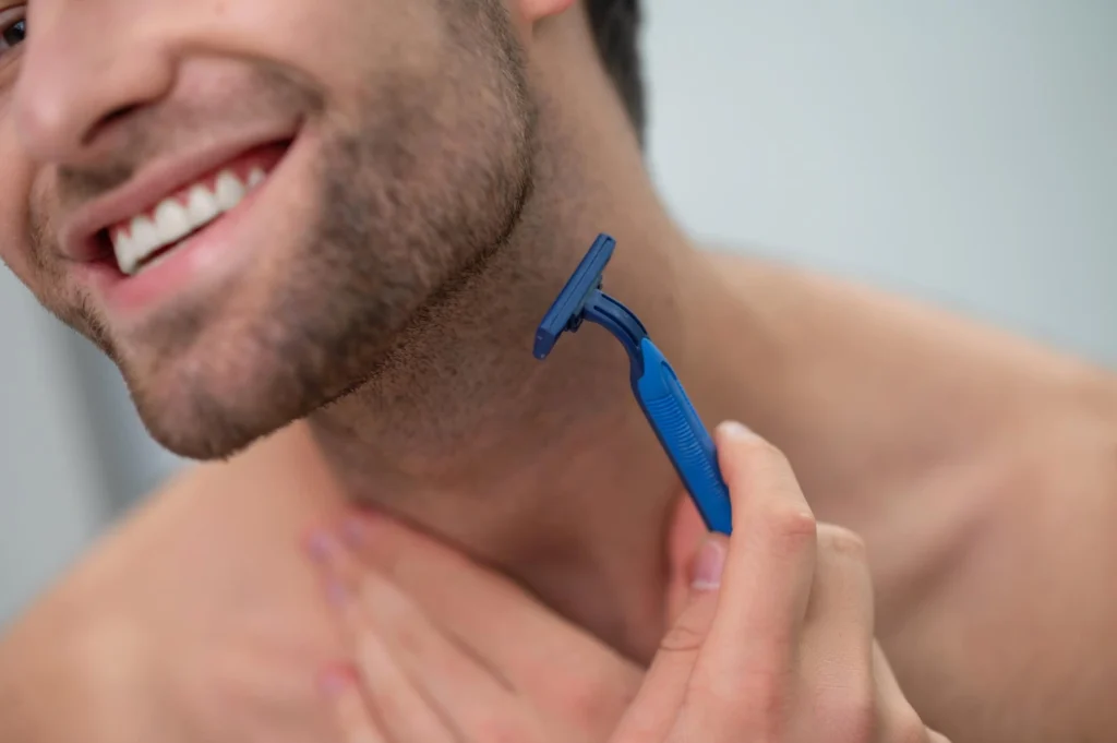 Straight razor shave