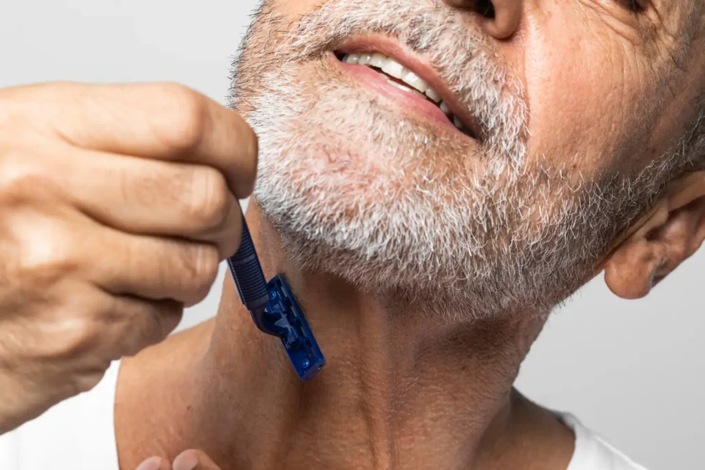 Straight razor shave
